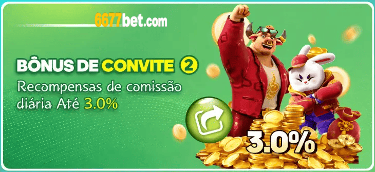 Painel VIP 6677bet após login com promoções, baú diário e entretenimento online